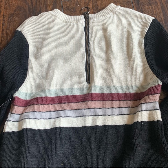 Free People Womens Colorblock Sweater Dress black - Picture 11 of 11